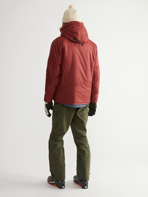 10414 - Lödyn Hood Jacket M's - Madder Red