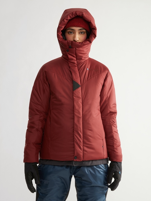 10415 - Lödyn Hood Jacket W's - Madder Red