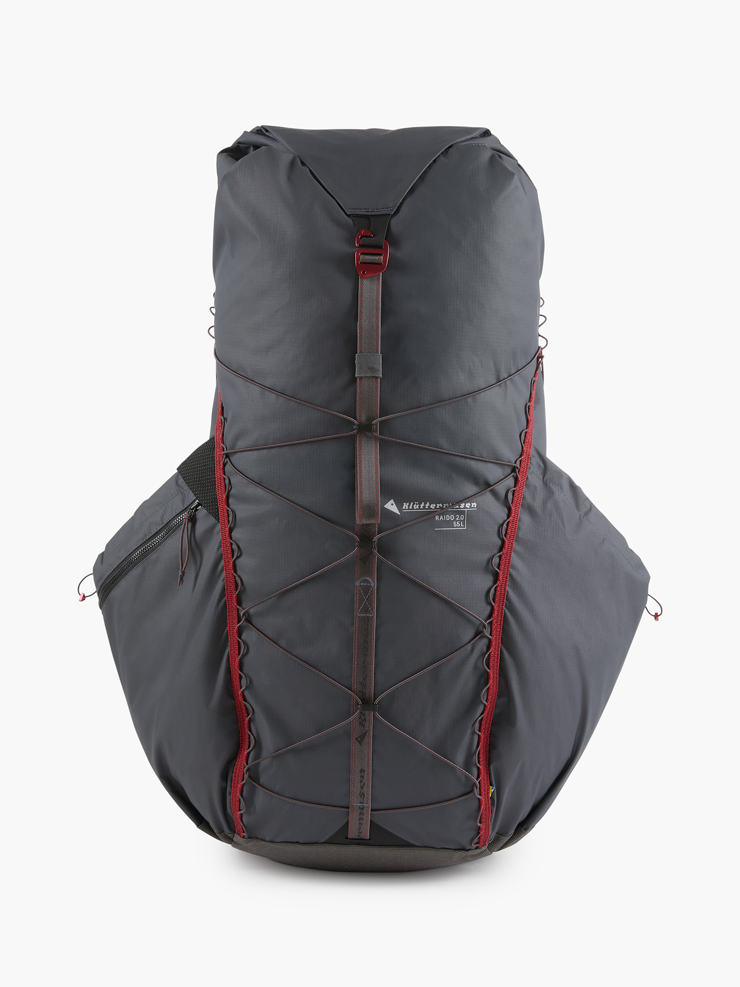 Klättermusen Raido 2.0 55L Backpack - Mid Grey One Size