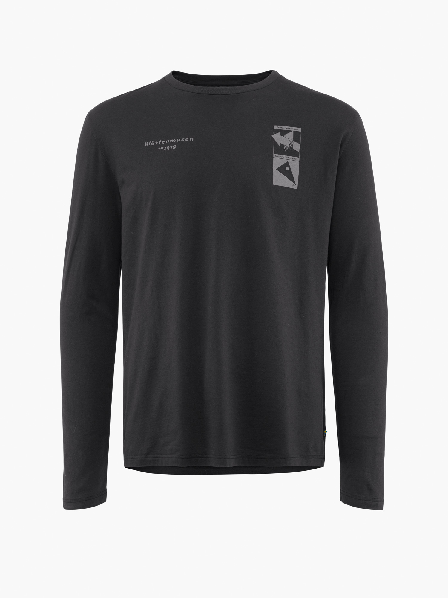 Klättermusen Refined LS Tee, Men's | Raven - Klättermusen